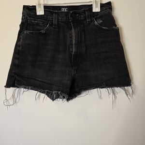 BDG black denim cutoff shorts 27